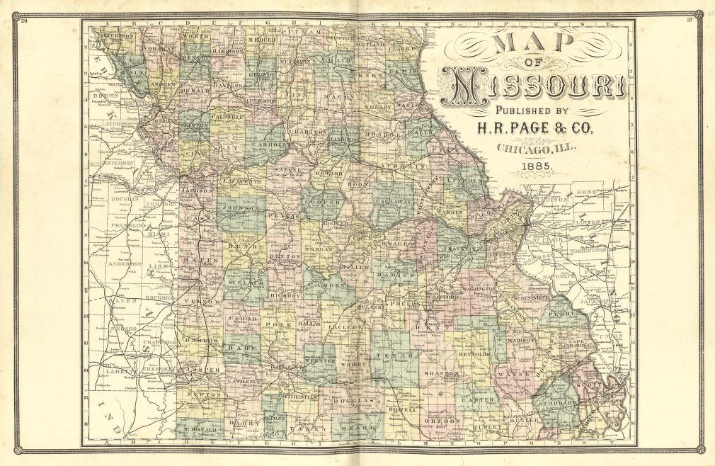 Map of Missouri