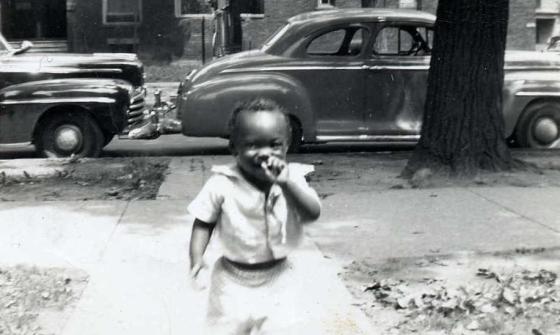 Kenyatta Berry's father, photographed as a toddler
