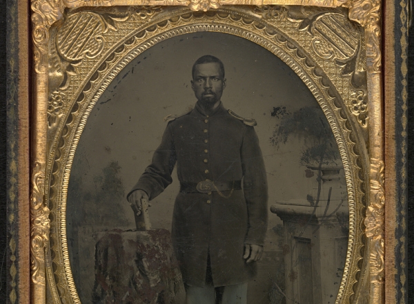 Private William Wright of Co. H, 114th U.S. Colored Troops (USCT) Infantry Regiment