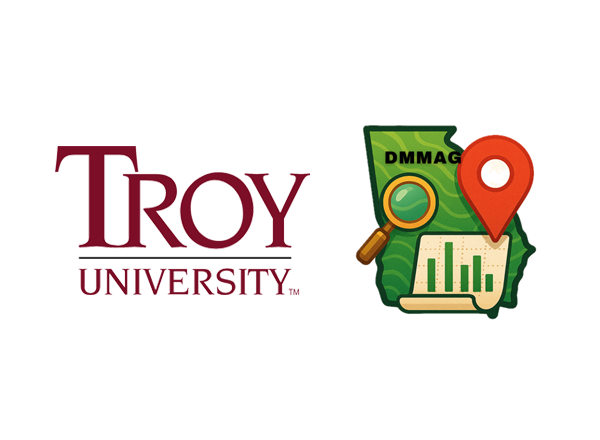 Troy University and DMMAG Logos