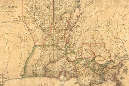 Map of Louisiana